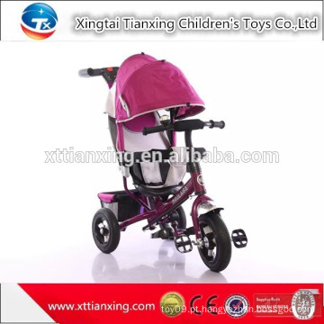 China fabricante Venda directa Air Tire Baby Stroller 3 em 1 / Cheap Triciclo do bebê